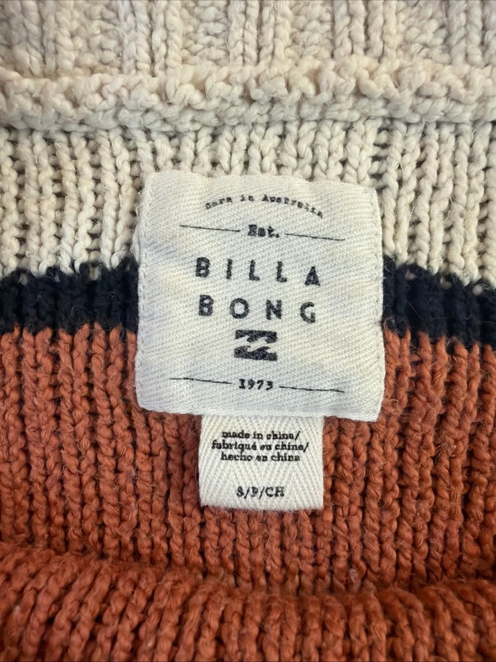Billabong cropped crewneck